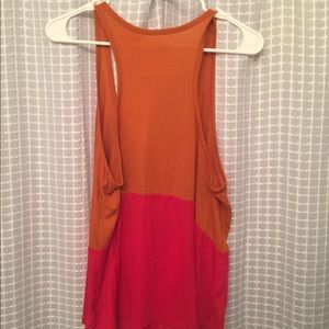 Decree Tops - Decree red and orange tank top Decree Tops - Decree red and orange tank top